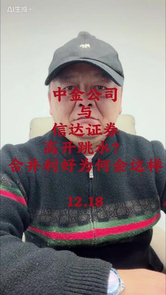 #割韭菜 #高开低走 #中金公司 #信达证券 中金合并后高开低走?真相太扎心!