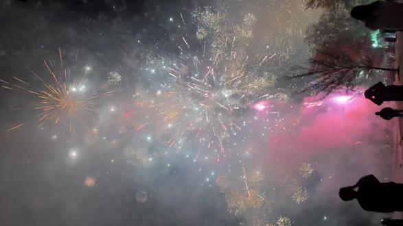 ##新年烟花 视频拍摄2026年凌晨十二点