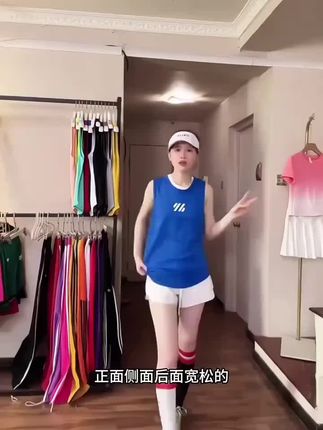 男女同款夏季运动背心日常百搭跑步速干透气印花无袖#夏季穿搭 #夏日必备 #运动穿搭 #速干衣 #面料舒适透气