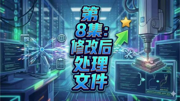 #修改后处理 #后处理教程 #数控编程 #电脑自动编程 #FANUC 后处理