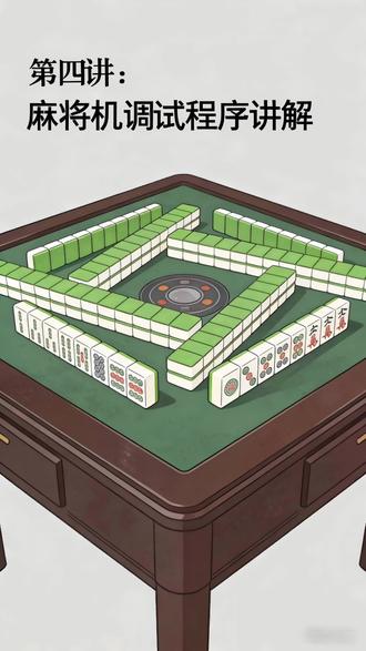 第四讲:麻将机调试程序讲解 麻将机调试程序讲解#麻将机调试程 #麻将机销售 #麻将机维修