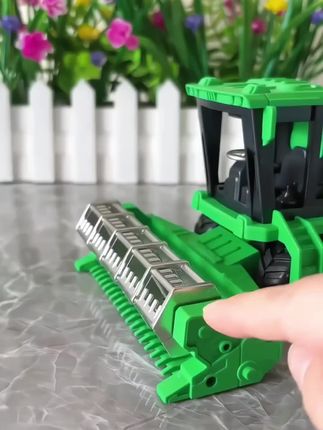 儿童惯性大号农夫车联合收割机 玩具模型拖拉机小麦工程车玩具#儿童农夫车#收割机#儿童玩具 #母婴好物#宝妈推荐