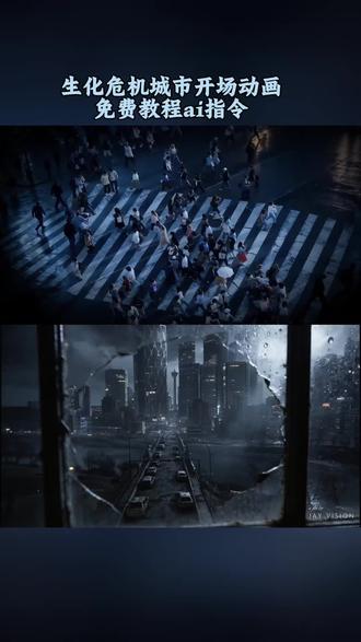 #由小云雀seedance2.0制作 #小云雀AI #小云雀爆款马上成片 #小云雀seedance#用小云雀Agent短剧一键直出 生化危机城市开场动画教程