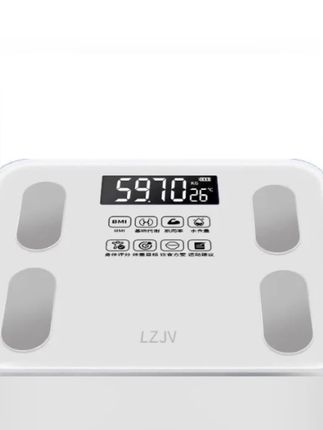 阿文推荐LZJV家用电子秤体重秤手机app连接充电体脂秤BMI蓝牙家庭称重计#电子秤#家用电子秤#体重秤#电子体脂秤#蓝牙电子秤