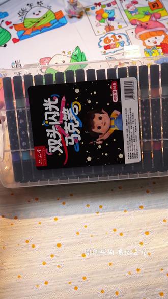 谁懂啊!闪光马克笔一出手,娃直接沉浸式涂鸦,爆闪颗粒让每幅画都自带高光#简笔画 #文具安利 #六品堂 #涂鸦