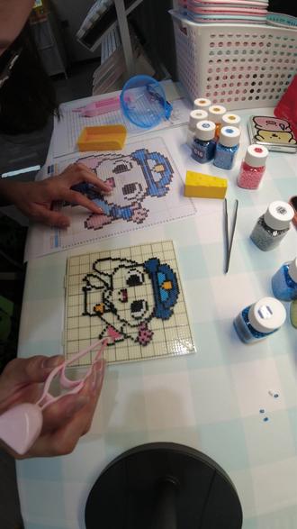 一份拼豆,一份治愈,不负时光,不负热爱✨ #拼图玩具 #微颗粒积木女生 #拼豆 #做手工