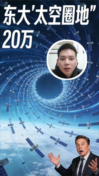 东大“太空圈地”,申请20万颗卫星,把马斯克整不会了#太空 #卫星 #马斯克 #中国航天 #spacex