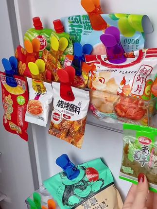磁吸冰箱夹 #磁吸冰箱夹 #密封夹 #夹子 #食物保鲜 #厨房好物
