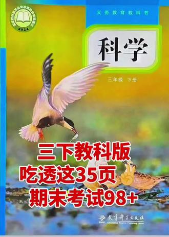 最新🔥三下教科版科学,新的一个学期吃透这35页,学习轻轻松松,考试游刃有余😀#三年级下册科学 #科学知识点总结 #科学考点 #科学考试重点