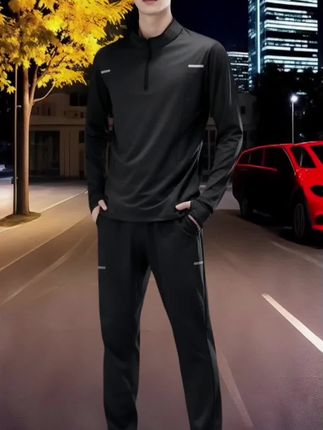 #高端运动套装 #简约运动装 #轻奢男装 推荐#面料柔软舒适 #版型超好气质款