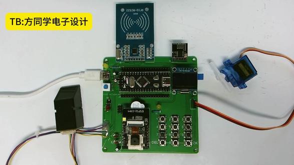 基于32单片机的智能门锁设计指纹刷卡蓝牙解锁拍照上传安防系统 1.开题报告
2.Proteus仿真设计(仿真图+仿真代码+ad原理图+仿真视频讲解+软件流程图+系统框图)
3.实物资料包( 实物视频讲解+ad原理图+pcb +实物代码+实物代码讲解+软件流程图+系统框图+ 实物原件清单)适合想自己动手制作的
4.实物成品制做(送对应实物资料包)
5.写配套说明书报告
6.答辨ppt
注:以上1-6都可以单独算(可以全包,也可以选做,节约彼此时间,成本)
T1232306M
设计简介:
本设计是基于STM32的智能门锁,主要实现以下功能:
1.可通过指纹解锁
2.可通过RFID解锁
3.可通过蓝牙小程序解锁
4.可通过密码解锁
5.具有掉电存储功能
6.开锁时可抓拍照片上传到微信小程序
电源: 5V
传感器:摄像头模块(ESP32-Cam)、RFID模块(RC522)、指纹识别模块(AS608)
显示屏:OLED12864
单片机:STM32F103C8T6
执行器:舵机(SG90)
人机交互:矩阵按键
通信模块:蓝牙模块(ECB02)
标签:STM32F103C8T6、OLED12864、ESP32-Cam、RC522、AS608、SG90、矩阵按键、ECB02
题目扩展:多功能门锁、智能安防系统、人脸识别系统