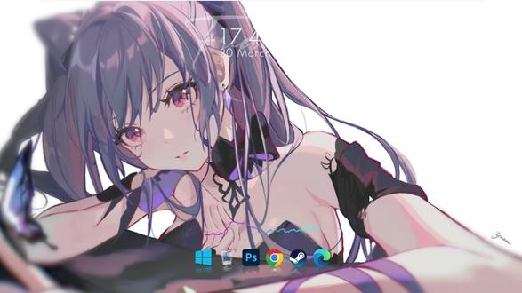 电脑桌面 一键变高级超简单 #wallpaper动态壁纸 #桌面美化插件 #电脑教程