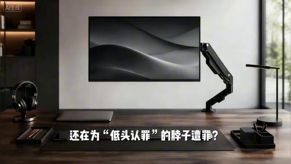 显示器支架救了我的颈椎!角度随心调太香了 三轴心360°旋转+气压悬停,坐站办公都舒服!铝合金材质稳得很,桌夹/穿孔两种安装超方便~#显示器支架 #机械臂 #显示器机械臂 #桌搭好物 #等等党是时候入手组装电脑了