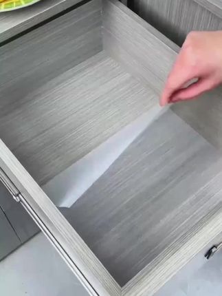 抽屉,橱柜,垫上这样的防油垫纸,防油隔脏很好打理#厨房好物 #防油贴纸