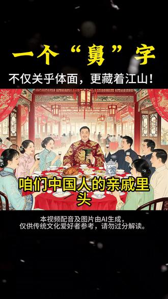“娘亲舅大”不只是一句客套,是一份信用。往小了说是体面,往大了说能拴住江山#历史 #智慧 #文化传承