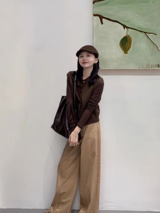 #简约休闲风 #美拉德穿搭 #早秋穿搭 #早秋复古穿搭 #韩系气质穿搭