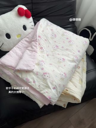 软乎乎的超可爱被子 真的太推荐了!#夏凉被 #空调被 #被子 #面料柔软舒适 #好物推荐🔥