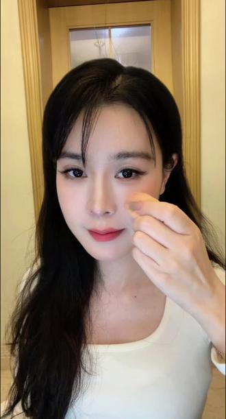 腮红膏使用方法和上妆工具#腮红膏