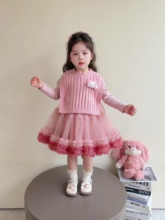 #高品质童装 #漂亮的裙子 #生女儿就是用来打扮的 #儿童礼服 #女童两件套