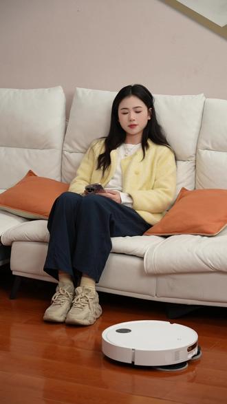我的天,小米扫地机器人直接解放双手#扫地机器人 #小米扫地机器人 #扫地机器人