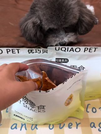 炎热的夏天,怕狗子上火的铲屎官,快给狗子吃这种撒满金银花和菊花的鸡肉干,解馋还下火#宠物吃货 #小馋狗 #宠物零食