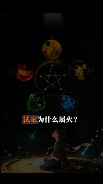 法家为什么属火:公开公正,明法以晋照世间,焚旧制以立新规,光天化日如同烈火燎原。#原创作品 #法家思想