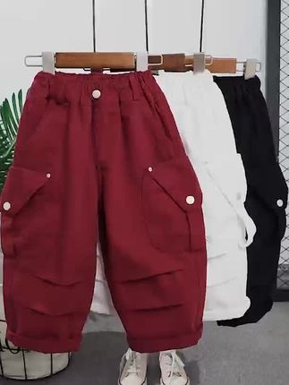 宝贝穿这条工装短裤,轻松搞定夏日出行! 孩子裤子不好穿?这款宽松舒适、有运费险的裤子解决你的烦恼!#潮童穿搭#萌娃穿搭#休闲裤#工装裤穿搭#早秋穿搭三分钟出门不是梦