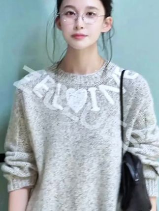 #zblues#张大壮,手工坊爱心羊绒毛衣软糯舒适大气