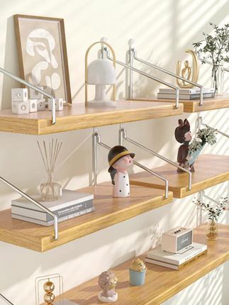 免打孔墙上置物板一字板置物架隔板墙壁支架子壁挂式书架居家好物#多功能支撑架 #收纳架 #柜子 #免打孔置物架 #多功能置物架