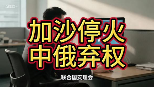 加沙停火决议案,中俄投弃权票