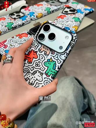 立线条涂鸦小马壳#壳子壳子#情侣手机壳#互买手机壳#爆款手机壳