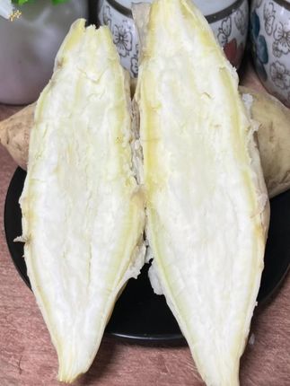 "【牛奶人参薯】新鲜现挖奶香人参薯白心红薯 鸡蛋板栗薯粉糯香甜5斤#优质农产品 #牛奶人参薯 #番薯 #人参薯