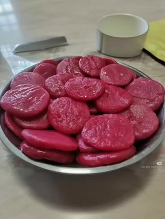 #杭州烟火小店的美味 #【客家红粄】梅州客家特产年糕红粄糕点甜板手工制作特产小吃面点