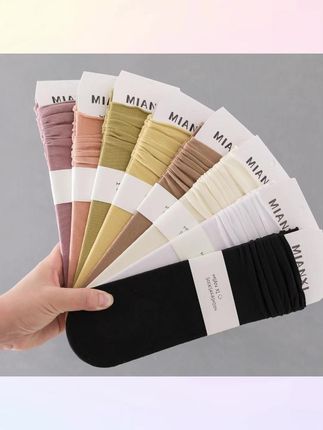 郝邵文 推荐夏天堆堆袜子女夏季薄款中筒袜日系纯色爆款冰冰袜女款无骨袜 #堆堆袜 #袜子 #中筒袜 #冰冰袜 #无骨袜