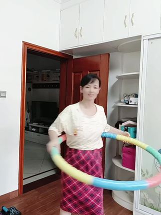 呼啦圈#收腹呼啦圈#坚持锻炼