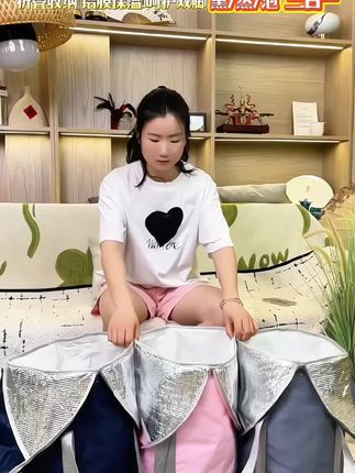 便携家用可折叠加厚过膝防漏#泡脚桶 大号洗脚桶保温#泡脚袋#好物推荐