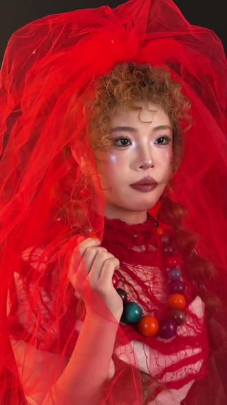 这么可爱的羊毛卷刘海怎么烫,老师手把手来教!#商丘学化妆#化妆 #发型教程#羊毛卷