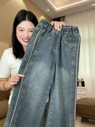 #牛仔裤穿搭 #直筒牛仔裤 #春秋穿搭 #女童#高品质童装