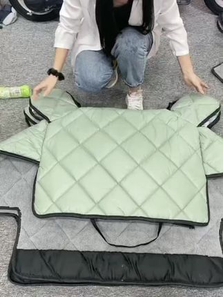 电动车挡风被冬款加厚防雨冬季电瓶车通用防水小PU皮革材质挡风罩#电动车挡风被 #电瓶车挡风罩 #防水挡风被