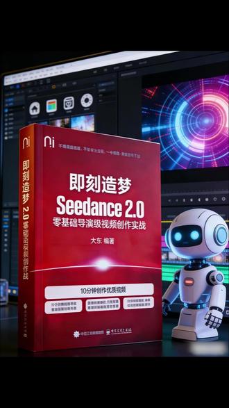 告别半成品!这本书教你把AI视频从“生成”变“创作”hxx-4.2-28862 #即梦 #即刻造梦 #Seedance2.0