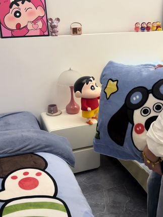 秋冬就应该用这种牛奶绒四件套,躺进去很舒服#加厚款牛奶绒四件套 #四件套床上用品