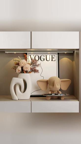 #陶瓷摆件 #餐边柜摆件 #桌面摆件 #客厅摆件 #家居摆件装饰品 桌面轻奢玄关餐边柜客厅家居收纳入户陶瓷高档装饰