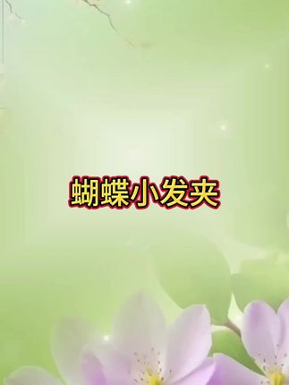 #蝴蝶小发夹#小发夹#时尚饰品 #饰品搭配