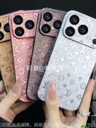适用【苹果/oppo/华为/vivo/小米】电镀潮牌渐变闪粉轻奢防摔手机壳#手机壳 #强烈推荐 #潮牌手机壳 #潮牌手机壳 #每日分享 @DOU+上热门