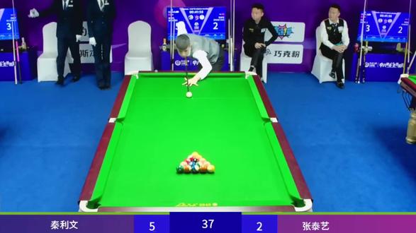 32进16,887强哥对战太乙真人,6-2领先 #乔氏中式台球 #中式台球 #晋级赛