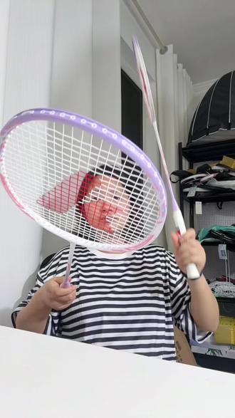 羽毛球拍都有专业质保你知道么#羽毛球拍