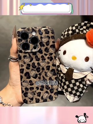 复古棕色🤎豹纹kt头手机壳!甜酷甜酷的好适合初秋啊~#爱了爱了 #这个手机壳真的长在我心巴上了 #苹果手机壳 #手机壳   @DOU+小助手
