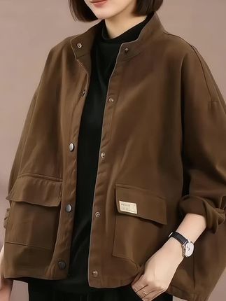 #春秋新款 #休闲百搭 #潮流时尚穿搭 #秋冬穿搭 #工装牛仔外套