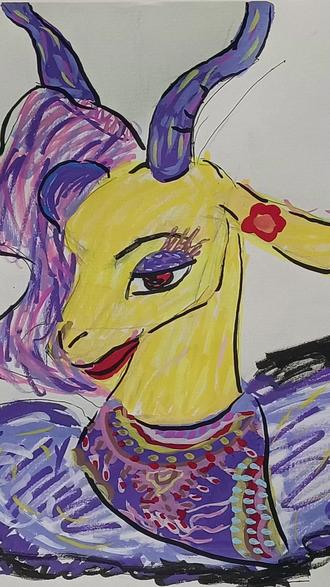 《夏奇羊》杨晴岚 6岁 《夏奇羊》杨晴岚 6岁
赞叹孩子天生的色彩感!#疯狂动物城 #夏奇羊#画画 #动漫 #小学生 #儿童画