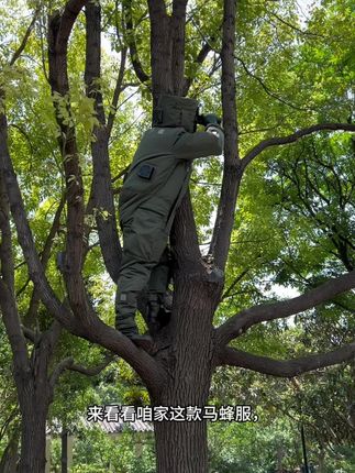 超轻体专业马蜂服,压蜂蛰不透 #马蜂服 #马蜂